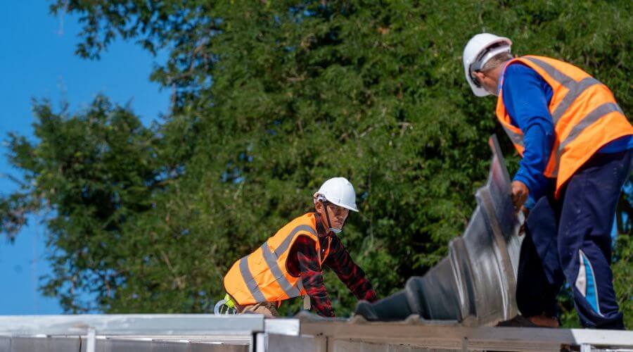 Roof repair in Justin, TX